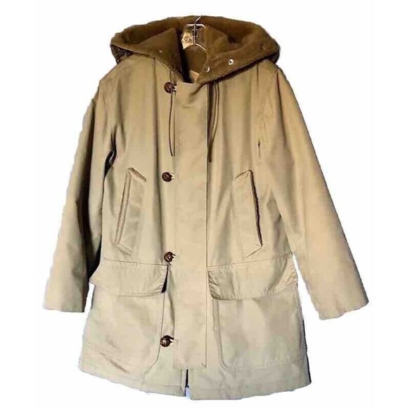 Mighty Mac Vintage Mens Size 38 Out O’ Gloucester Coat Tan Khaki Jacket - Picture 3 of 9